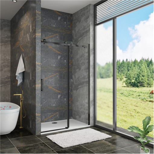 Posuvné sprchové dveře DIAMOND BLACK 116- 120x200 L/P varianta