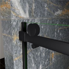 Posuvné sprchové dveře DIAMOND BLACK 116- 120x200 L/P varianta