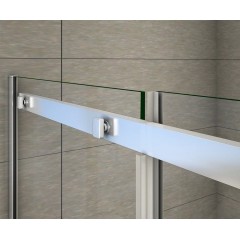 Obdélníkový sprchový kout HARMONY 160x90, L/P varianta včetně sprchové vaničky z litého mramoru