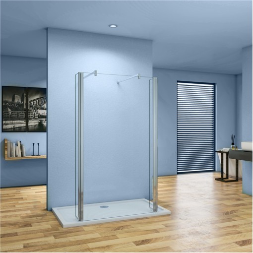 LUSTY F3 70 Sprchová zástěna WALK IN 70x 200 + 2x otočný díl 30 cm, 8 mm sklo 