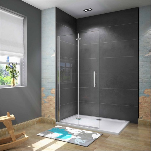 Zalamovací WALK-IN zástěna Melody WF1 76,5x195, čiré sklo 