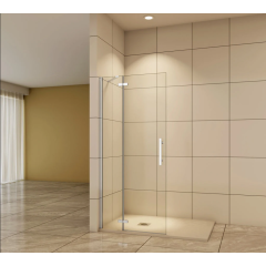 WALKIN zástěna MELODYWF5 90 s pevnou stěnou 85,6-87,6 x 195 cm