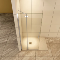 WALKIN zástěna MELODYWF5 80 s pevnou stěnou 75,6-77,6 x 195 cm