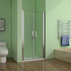 Sprchové dveře SAFE D2 90 FROST dvoukřídlé 86-90 x 195