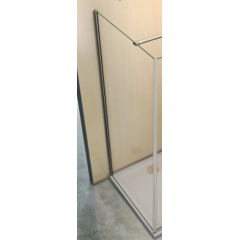 Pevná boční stěna MELODY F1 80x195, sklo čiré