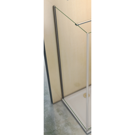 Pevná boční stěna MELODY F1 90x195, sklo čiré