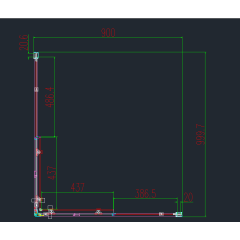 Sprchový kout obdélníkový, SIMPLE 100x90 L/P varianta, rohový vstup