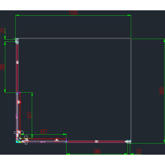 Sprchový kout obdélníkový, SIMPLE 110x90 L/P varianta, rohový vstup