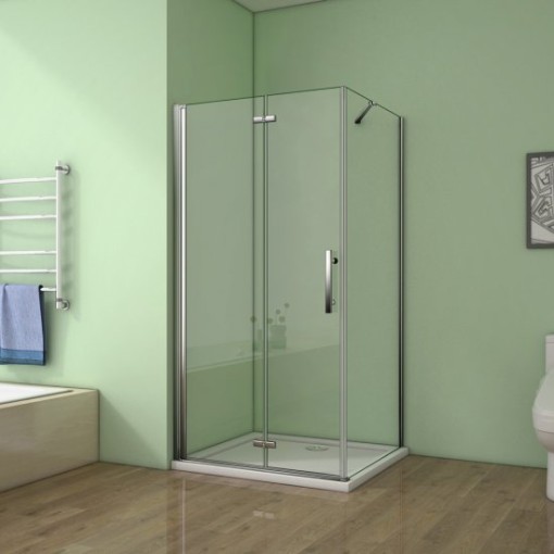 Sprchový kout SOLO B8 100x70x185 se zalamovacími dveřmi 
