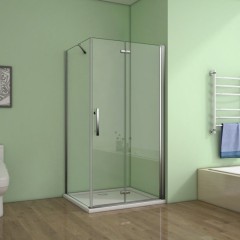 Sprchový kout SOLO B8 100x70x185 se zalamovacími dveřmi 