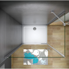 Sprchový kout SOLO D1 100x70x185 s jednokřídlými dveřmi