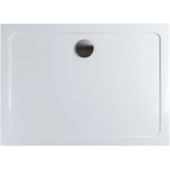 THOR Sprchová vanička z litého mramoru, obdélník, 140x80x3