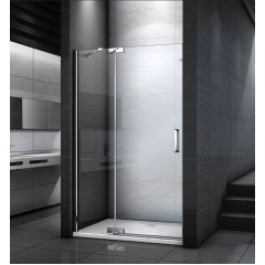 Sprchové dveře TIFANY B5 80 jednokřídlé s pevnou stěnou 79-82 x 200