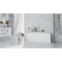 Volně stojící akrylátová vana Daphne 170x80 pravá varianta