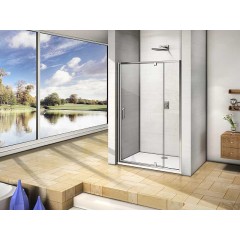 Sprchové dveře do niky Vario 100 rozměr 86-100 x 190 čiré sklo