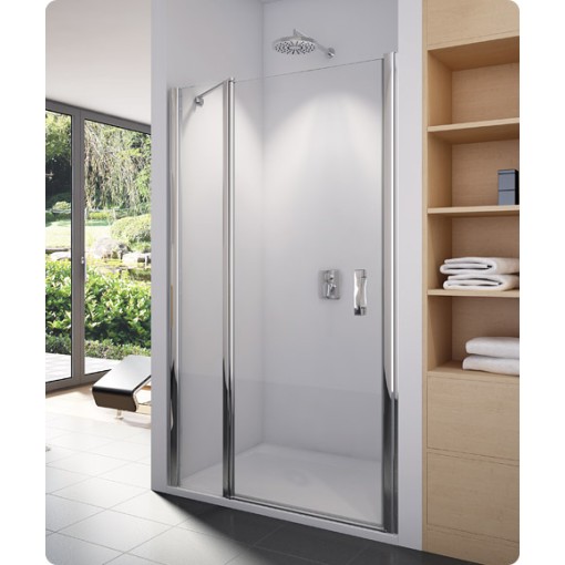 SanSwiss SL13 1200 01 30 Sprchové dveře jednokřídlé s pevnou stěnou 120 cm SL1312000130