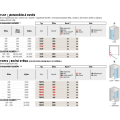 SanSwiss TOP-LINE S Jednokřídlé dveře TLSP0755022