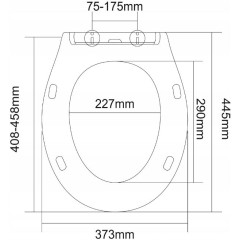 Duroplastové sedátko se zpomalovacím mechanismem AWD Interior Leukada 1851