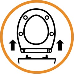 Wc sedátko se zpomalovacím mechanismem AWD Interior MDF Kalamata 