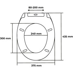 Duroplastové sedátko se zpomalovacím mechanismem AWD Interior Egina 1849