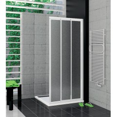 SanSwiss TOE3D 1200 04 22 Pravý díl sprchového koutu 120 cm, bílá/durlux