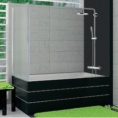 SanSwiss TOPV 0700 01 22 Boční stěna vanová 70 cm, matný elox/durlux