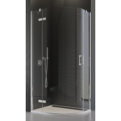 SanSwiss P3PG 55 080 10 07 Sprchový kout čtvrtkruhový 80 cm levý, chrom/sklo