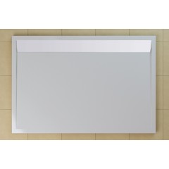 SanSwiss WIA 90 120 04 04 Sprchová vanička obdélníková 90×120 cm bílá, kryt bílý, skládá se z WIA 90 120 04 a BWI 120 04 04