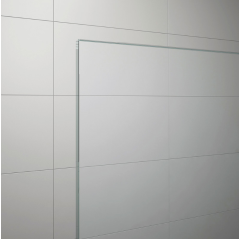 SanSwiss PUR2 080 10 07 Dvoukřídlé dveře 80 cm, chrom/sklo PUR2SM11007