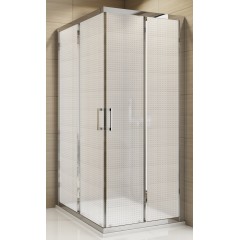 SanSwiss TOPAC 0900 50 30 Sprchový kout čtvercový 90×90 cm, aluchrom/mastercarré