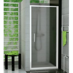 SanSwiss TOPP 0900 04 30 Jednokřídlé dveře 90 cm, bílá/mastercarré