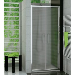 SanSwiss TOPP2 1000 50 30 Dvoukřídlé dveře 100 cm, aluchrom/mastercarré