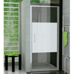 SanSwiss TOPP 1000 01 51 Jednokřídlé dveře 100 cm, matný elox/linie