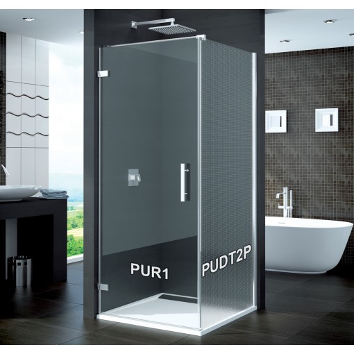 SanSwiss PUDT2P 070 10 30 Boční stěna sprchová 70 cm, chrom/mastercarré