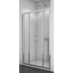 SanSwiss TOPS4 1200 50 22 Sprchové dveře dvoudílné 120 cm, aluchrom/durlux