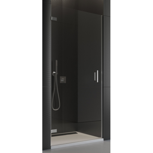 SanSwiss PUR1G 100 10 07 Jednokřídlé dveře 100 cm levé, chrom/sklo PUR1GSM11007