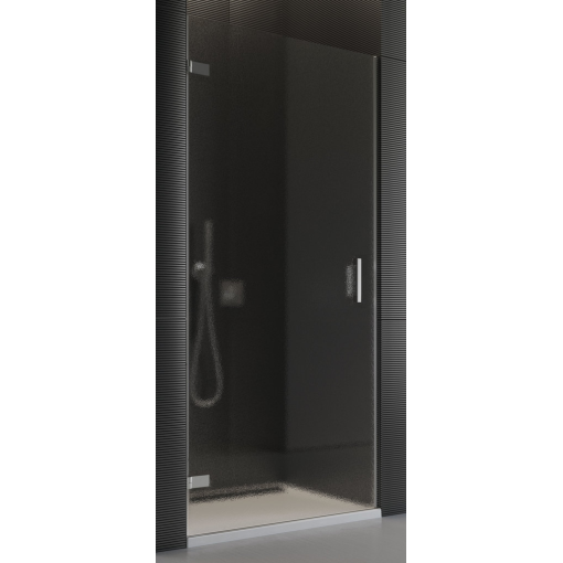 SanSwiss PUR1G 100 10 22 Jednokřídlé dveře 100 cm levé, chrom/durlux PUR1GSM11022