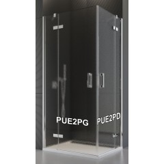 SanSwiss PUE2PG 075 10 22 Levý díl sprchového koutu 75 cm, chrom/durlux