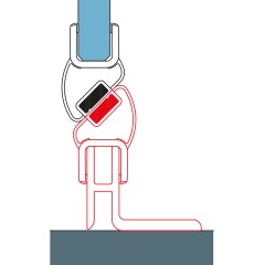 SanSwiss V.SOL.50 Nástěnný profil, aluchrom