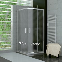 SanSwiss TED2G 0900 50 30 Levý díl sprchového koutu 90 cm, aluchrom/mastercarré