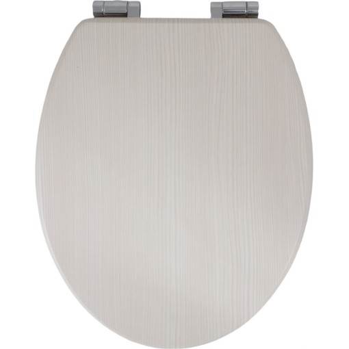 Wc sedátko se zpomalovacím mechanismem AWD Interior MDF bílý dub 1066
