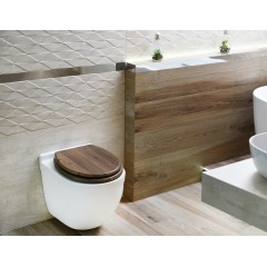 Wc sedátko se zpomalovacím mechanismemAWD Interior MDF Ořech 1065