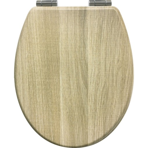 Wc sedátko se zpomalovacím mechanismem AWD Interior MDF Natur 1702