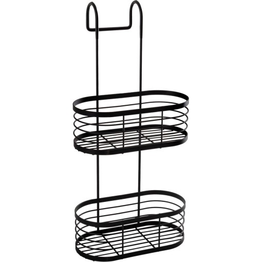 Drátěná police černá, závěsná AWD02081993