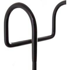 Drátěná police černá, závěsná AWD02081993