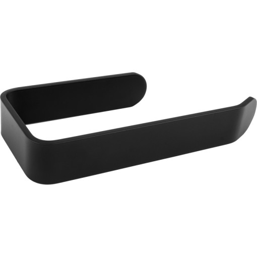 Držák toaletního papíru na nalepení, černý, AWD Interior 1799