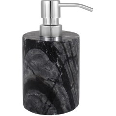 Dávkovač mýdla Q-BATH 1524 černý šedý mramor