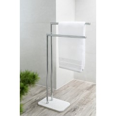Věšák na ručníky světlé terazzo Q-BATH 1565