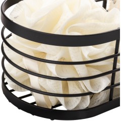 Drátěná police černá, závěsná AWD02081993