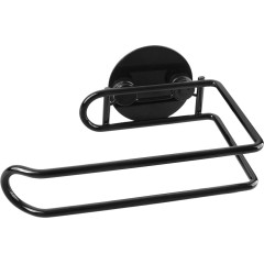 Držák toaletního papíru na nalepení, černý, AWD Interior 1719